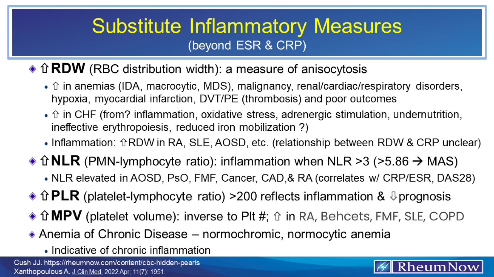 Sub Inflammatory Measures