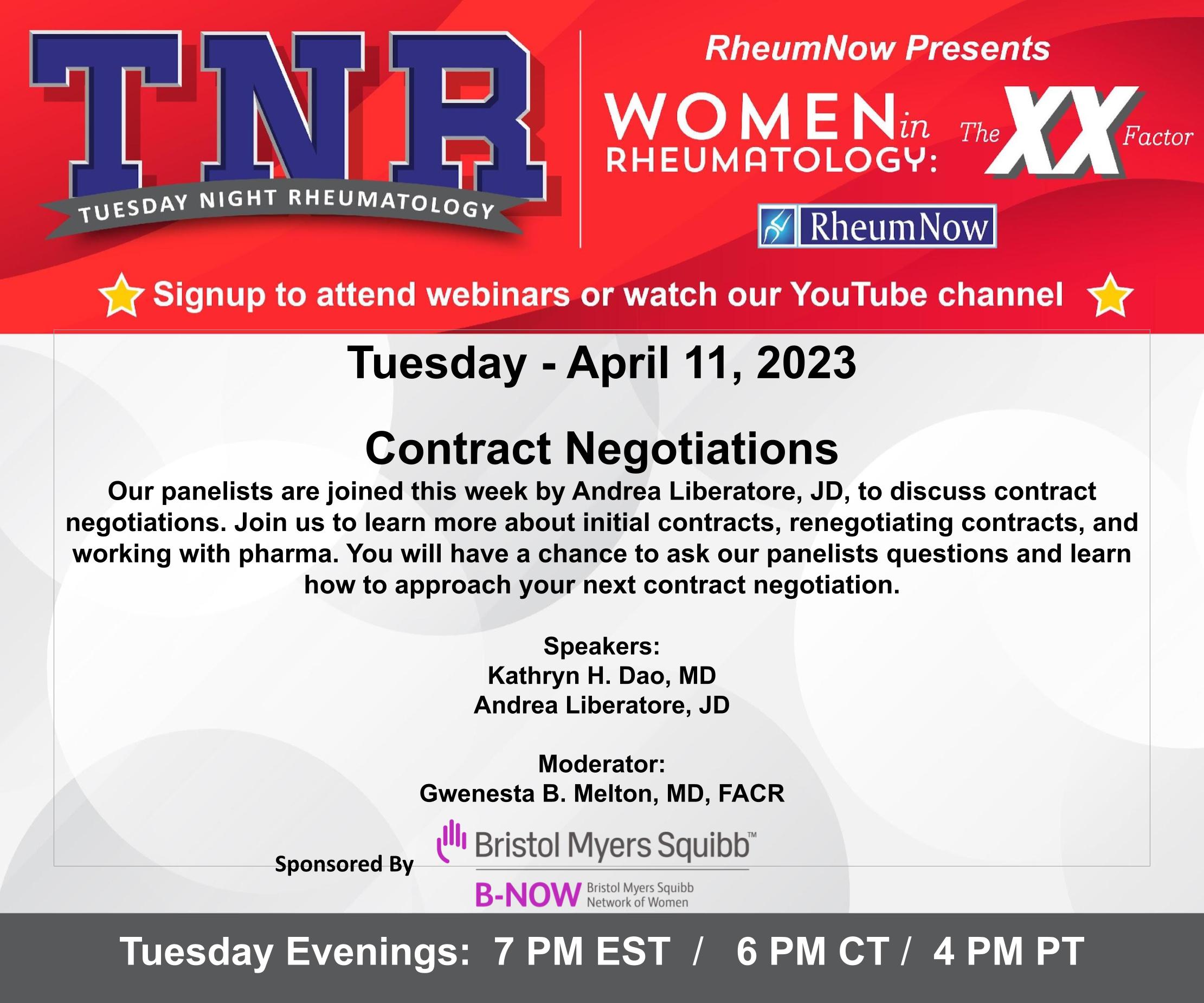 TNR April 11th at 7:00pm