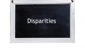chalkboard disparities black white