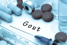 Gout pills injection