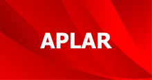 APLAR on red background