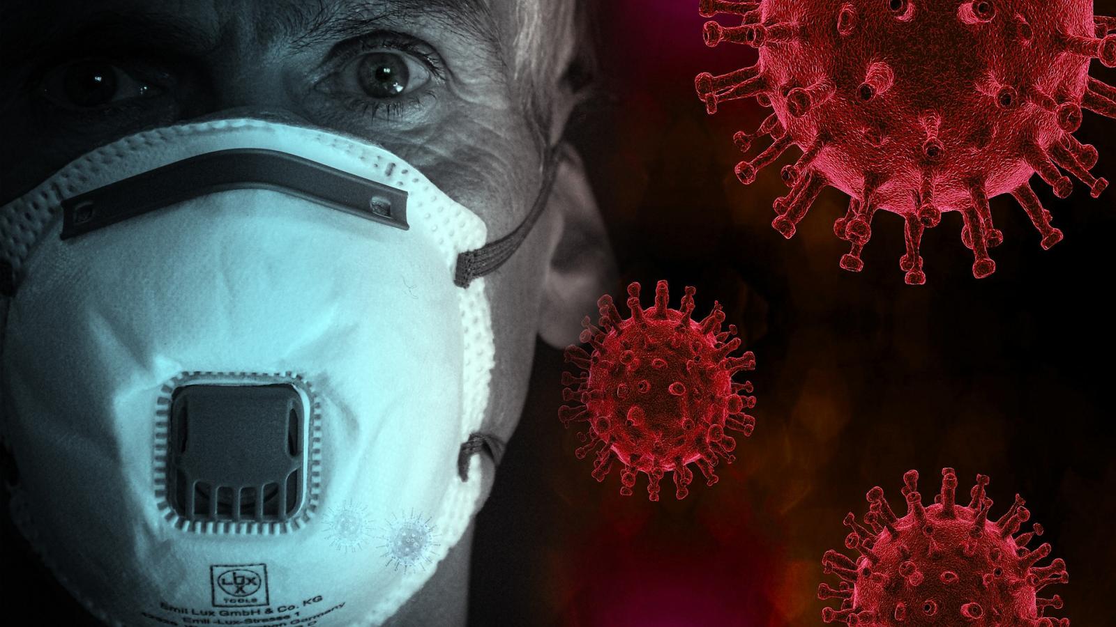 coronavirus,COVID,Mask,red