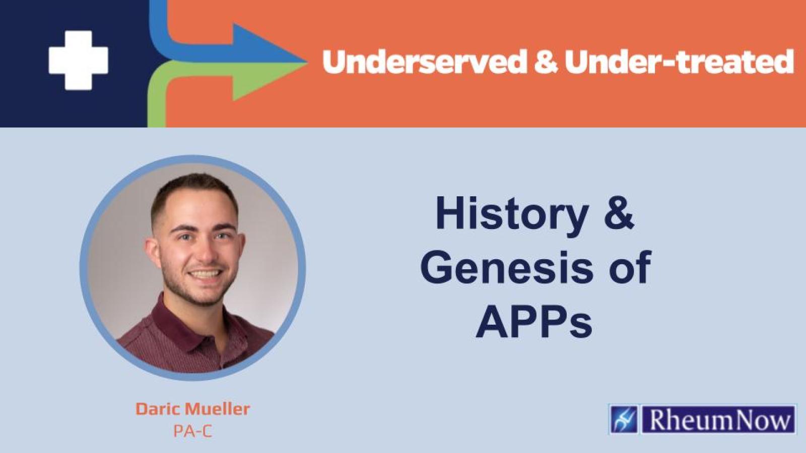 History & Genesis of APPs