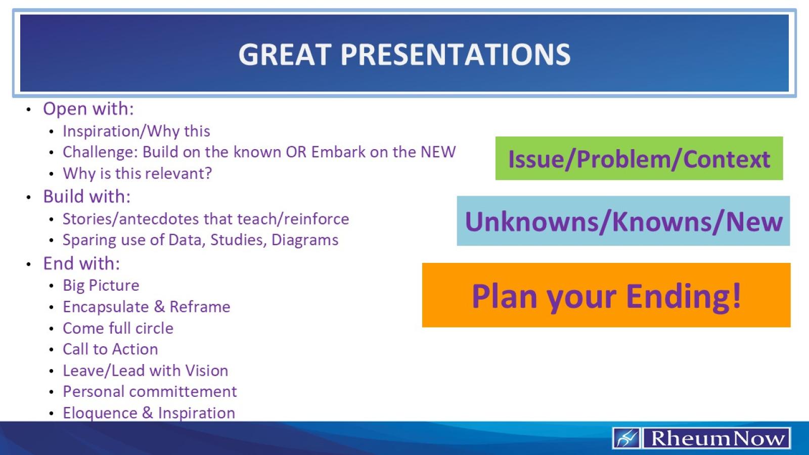 Great presentations cover